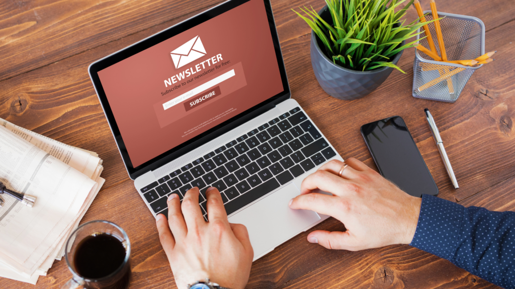 An email newsletter promoting a photoshoot location with updates and special offers.