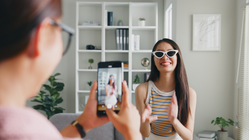 A TikTok video showcasing the unique features of a shoot location.